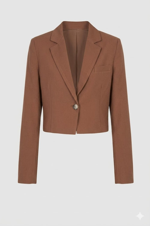 VICOLO Donna Giacca Corta Bruciato-PE26