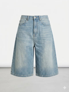 TENSIONE IN bermuda GIUSI-B-FLUIDDEN DENIM-PE26