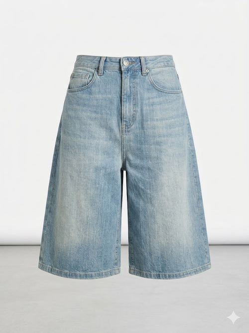TENSIONE IN bermuda GIUSI-B-FLUIDDEN DENIM-PE26