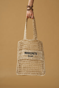 NO SECRETS Borsa Paglia – Donna