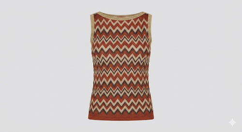 VICOLO top bordò fantasiaTAB2558-PE26