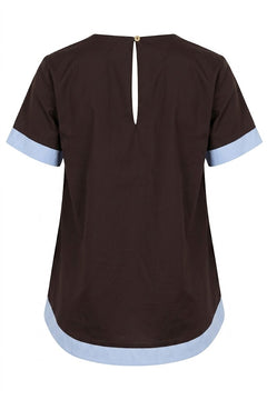 VICOLO t-shirt moro/azzurro TAB2515MOR/AZZ-PE26