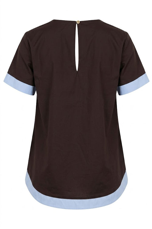 VICOLO t-shirt moro/azzurro TAB2515MOR/AZZ-PE26
