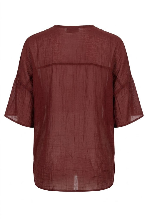 VICOLO camicia bordeaux TAB0670BOR-PE26