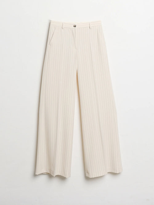 VICOLO Donna Pantalone Gessato-PE26