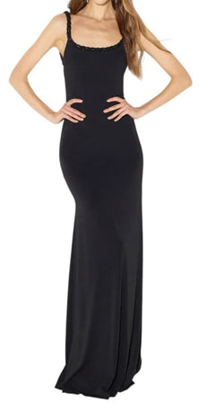 AR92J67E2 abito in maglia ricamato ELISABETTA FRANCHI NORMALE