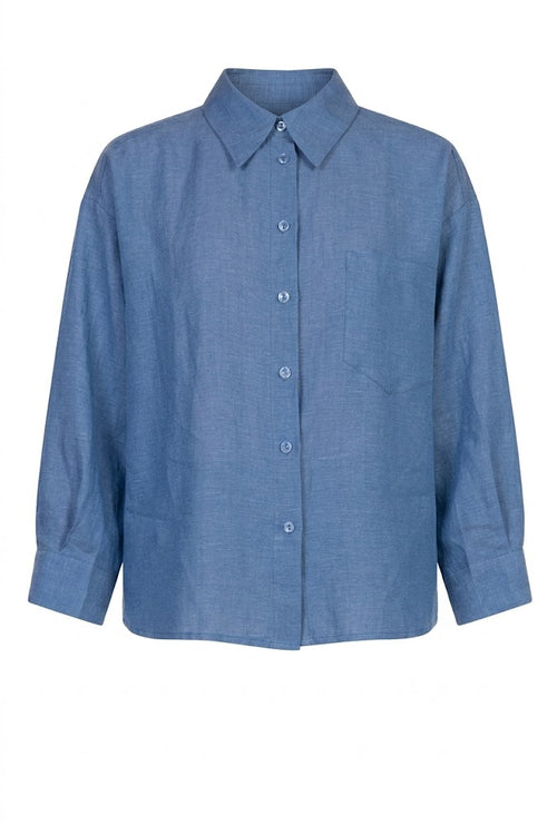TENSIONE IN camicia indaco over S26CE16IND-PE26