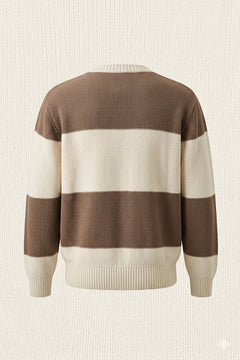 IMPERIAL Uomo Maglia A Righe Ecru-PE26