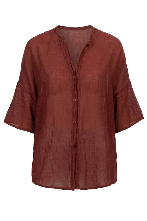 VICOLO camicia bordeaux TAB0670BOR-PE26