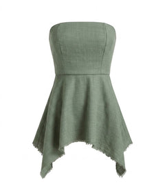 VICOLO Donna Top Verde-PE26