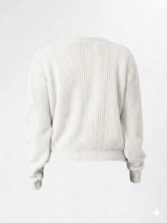 HAVE ONE Donna Cardigan A Quattro Bottoni Burro-PE26