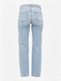 VICOLO Donna Jeans chiaro con bottoni-PE26