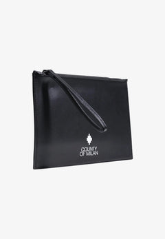 COUNTY OF MILAN UOMO POCHETTE BASIC NERA