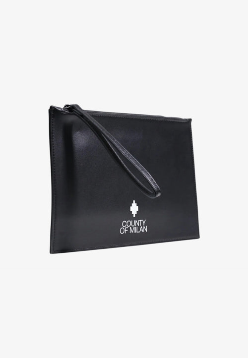 COUNTY OF MILAN UOMO POCHETTE BASIC NERA