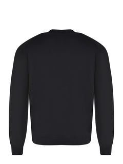 MSGM Uomo Felpa Nera-PE26