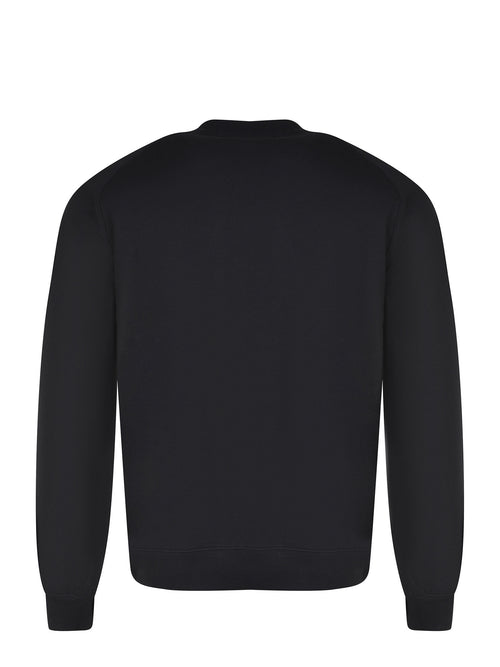 MSGM Uomo Felpa Nera-PE26