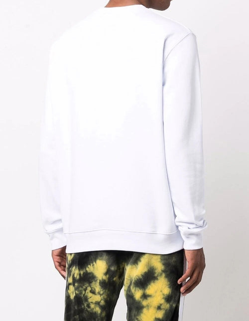 FELPA BIANCO CON STAMPA LOGATA