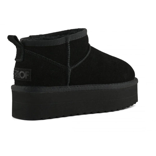 COLORS OF CALIFORNIA STIVALE INVERNALE CON SUOLA PLATFORM IN PELLE SCAMOSCIATA