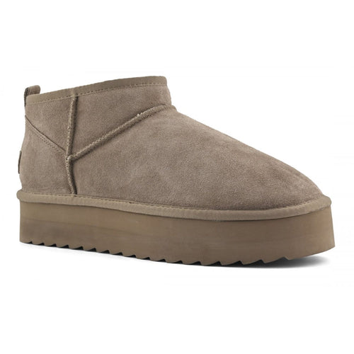 COLORS OF CALIFORNIA STIVALE INVERNALE CON SUOLA PLATFORM IN PELLE SCAMOSCIATA