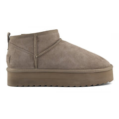 COLORS OF CALIFORNIA STIVALE INVERNALE CON SUOLA PLATFORM IN PELLE SCAMOSCIATA