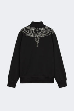 COUNTY OF MILAN GIACCA ZIP CON STAMPA ACQUILA GEOMETRICA