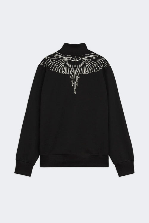 COUNTY OF MILAN GIACCA ZIP CON STAMPA ACQUILA GEOMETRICA