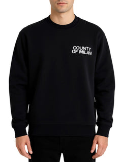COUNTY OF MILAN FELPA GIROCOLLO SWEATSHIRT