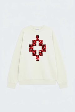 COUNTY OF MILAN FELPA GIROCOLLO CON STAMPA LOGO