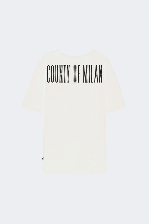 COUNTY OF MILAN T-SHIRT CON STAMPA LOGO LINEOUT E SERPENTI
