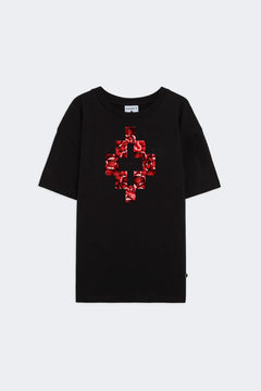 COUNTY OF MILAN T-SHIRT CON STAMPA LOGO LINEOUT E SERPENTI