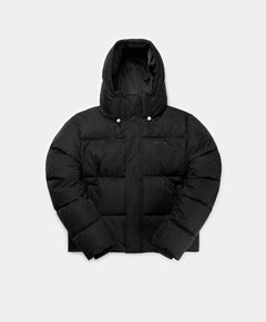 DAILY PAPER MONOGRAM PUFFER JACKET BLACK