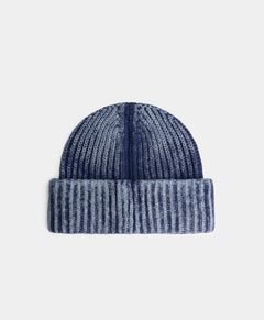 DAILY PAPER CAPPELLO INDIGO KNITTED WASHED BEANIE