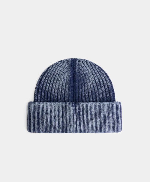 DAILY PAPER CAPPELLO INDIGO KNITTED WASHED BEANIE