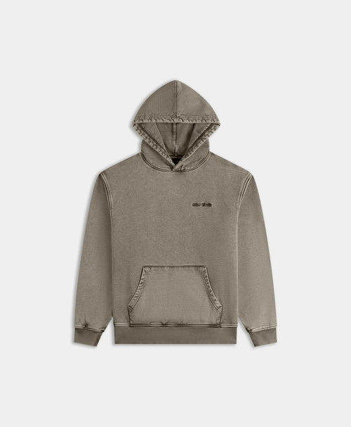 DAILY PAPER FELPA ROSIN GREEN DIAS WASHED HOODIE