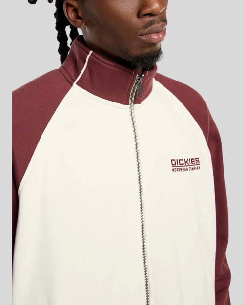 DICKIES FELPA OVERSIZE CON COLLO ALTO IN MISTO COTONE