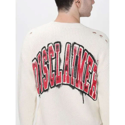 DISCLAIMER MAGLIA A GIROCOLLO CON MAXI LOGO