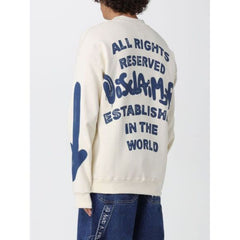 DISCLAIMER FELPA IN COTONE CON SLOGAN