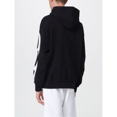 DISCALIMER FELPA CON CAPPUCCIO IN COTONE CON LOGO