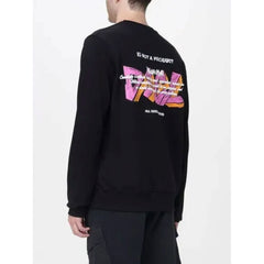 DISCLAIMER FELPA GIROCOLLO IN COTONE CON LOGO