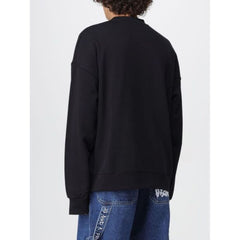 DISCLAIMER FELPA GIROCOLLO IN COTONE CON LOGO