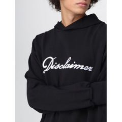 DISCLAIMER FELPA CON CAPPUCCIO IN COTONE