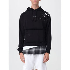 DISCLAIMER FELPA DOUBLE-LAYER IN COTONE