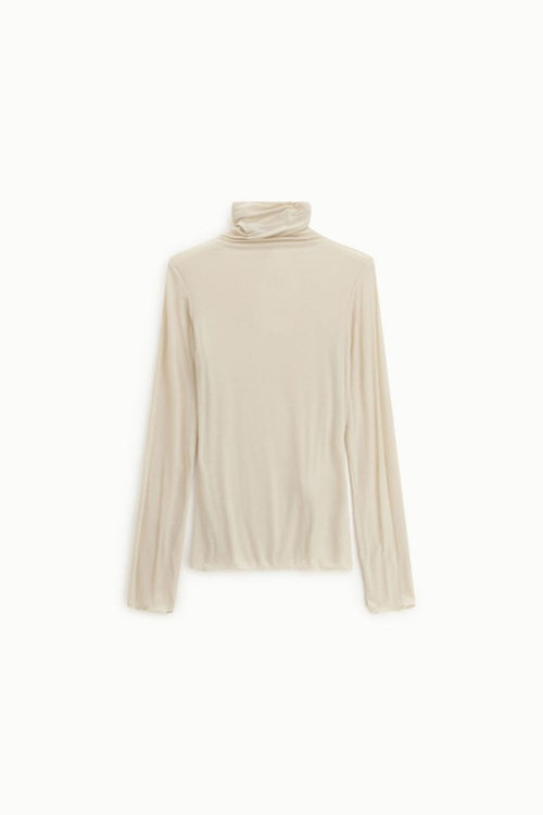 DIXIE T-SHIRT A MANICHE LUNGHE CON COLLO ALTO