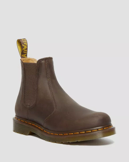DR.MARTENS STIVALETTI CHELSEA DI PELLE CRAZY HORSE CON CUCITURE