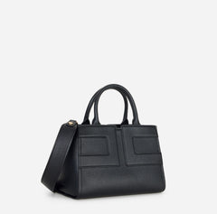 ELISABETTA FRANCHI BORSA A MANO CON MAXI LOGO