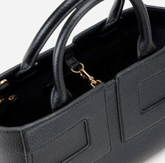 ELISABETTA FRANCHI BORSA A MANO CON MAXI LOGO