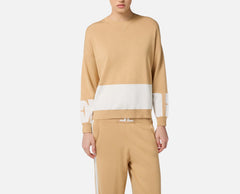 ELISABETTA FRANCHI MAGLIA IN VISCOSA CON BANDE