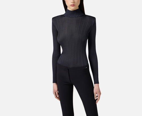 ELISABETTA FRANCHI DOLCEVITA A COSTINE IN FILATO