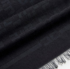 ELISABETTA FRANCHI SCIARPA CON PATTERN LOGO
