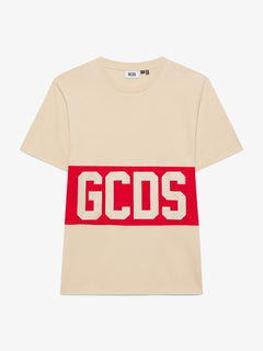 GCDS T-SHIRT REGULAR BAND LOGO